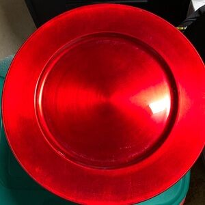 NWT set of 4 charger plates … one is damaged